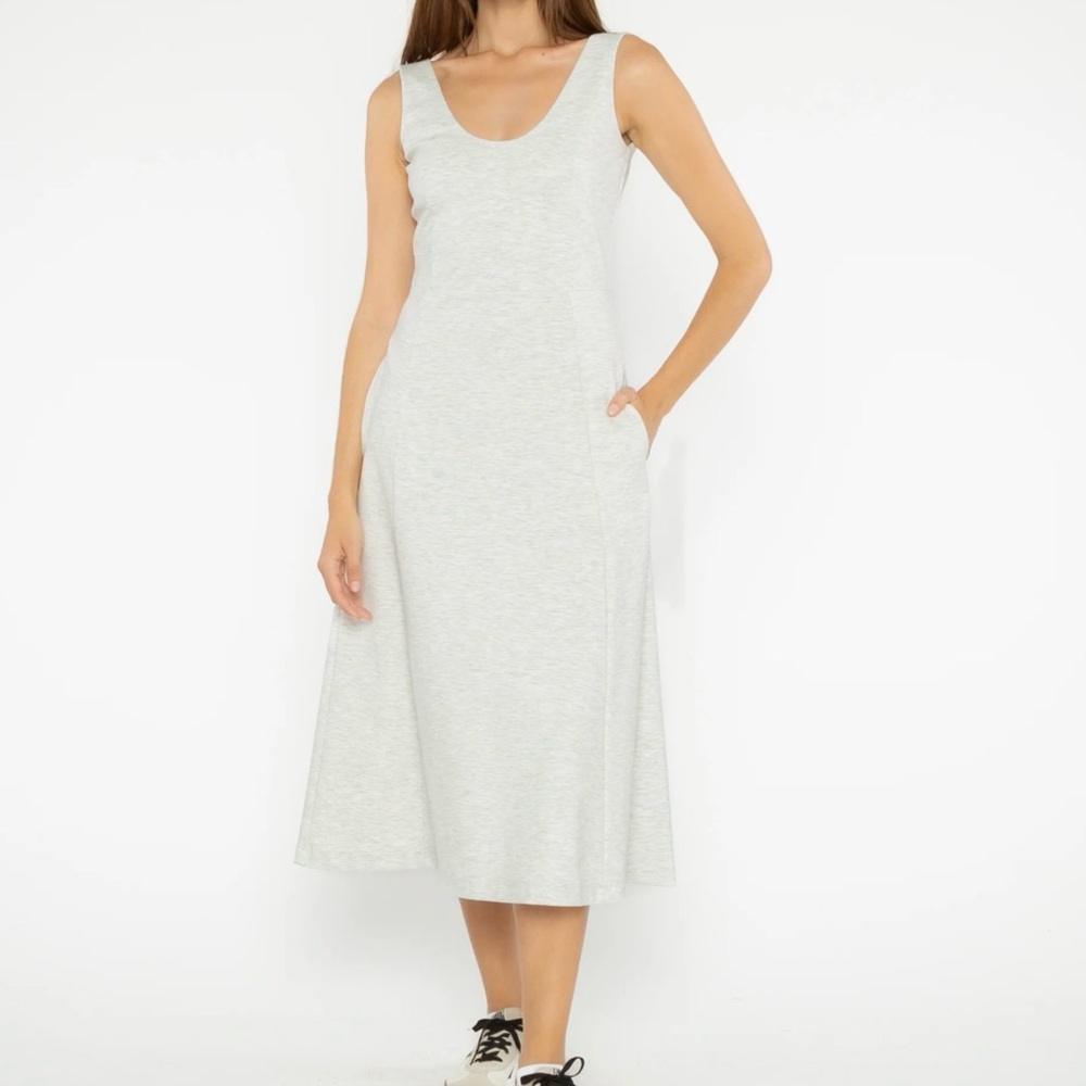 NWT Ripley Rader Heather Grey Scoop Dress Size 2 Small